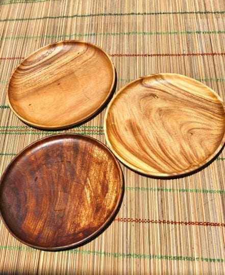 Plates Round Board Tray with Edge (Pizza Tray) dinnerware