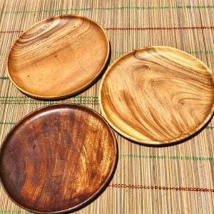 Plates Round Board Tray with Edge (Pizza Tray) dinnerware