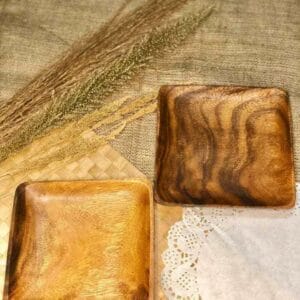 Wooden Square Plate Plates buy local Wooden Square Plate
