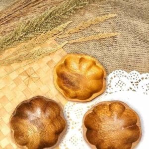 Wooden Flower Saucer
