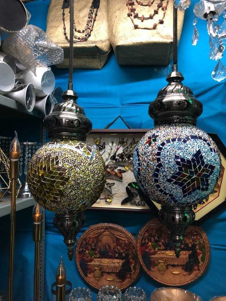 Home Decor Moroccan Lamps – BLUE/GREEN home decor