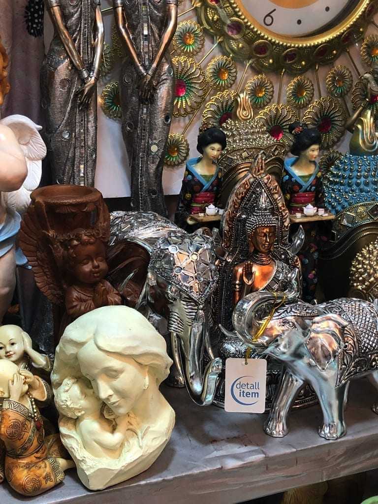 Figurines Silver Elephant (From Thailand) display