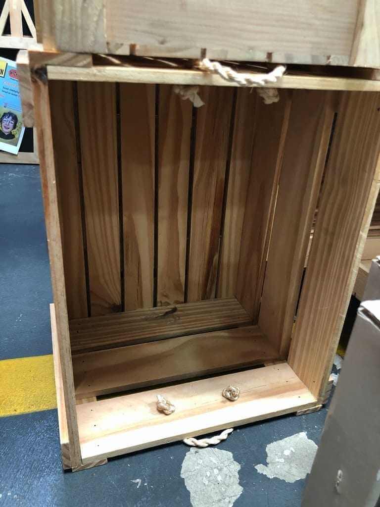 Buy Containers Wood crate 3 box