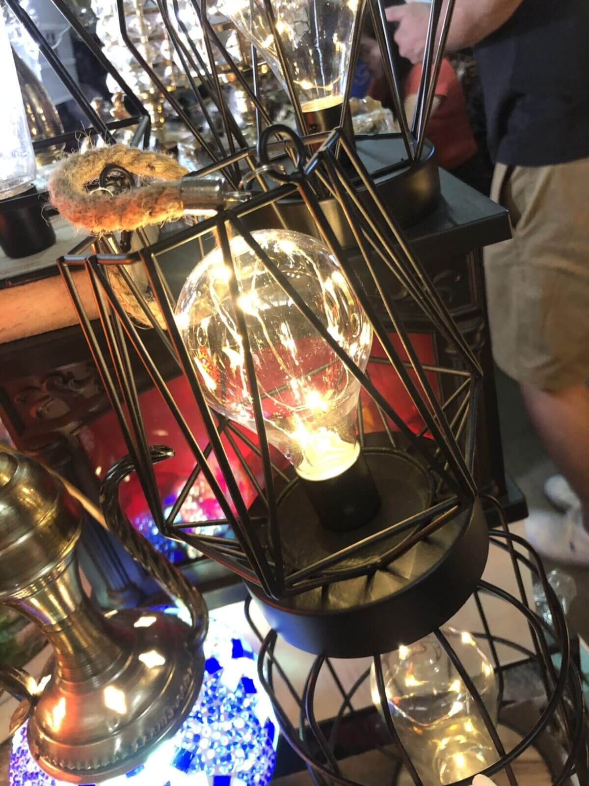 Lamps Vintage-look Battery Operated Lamp home decor