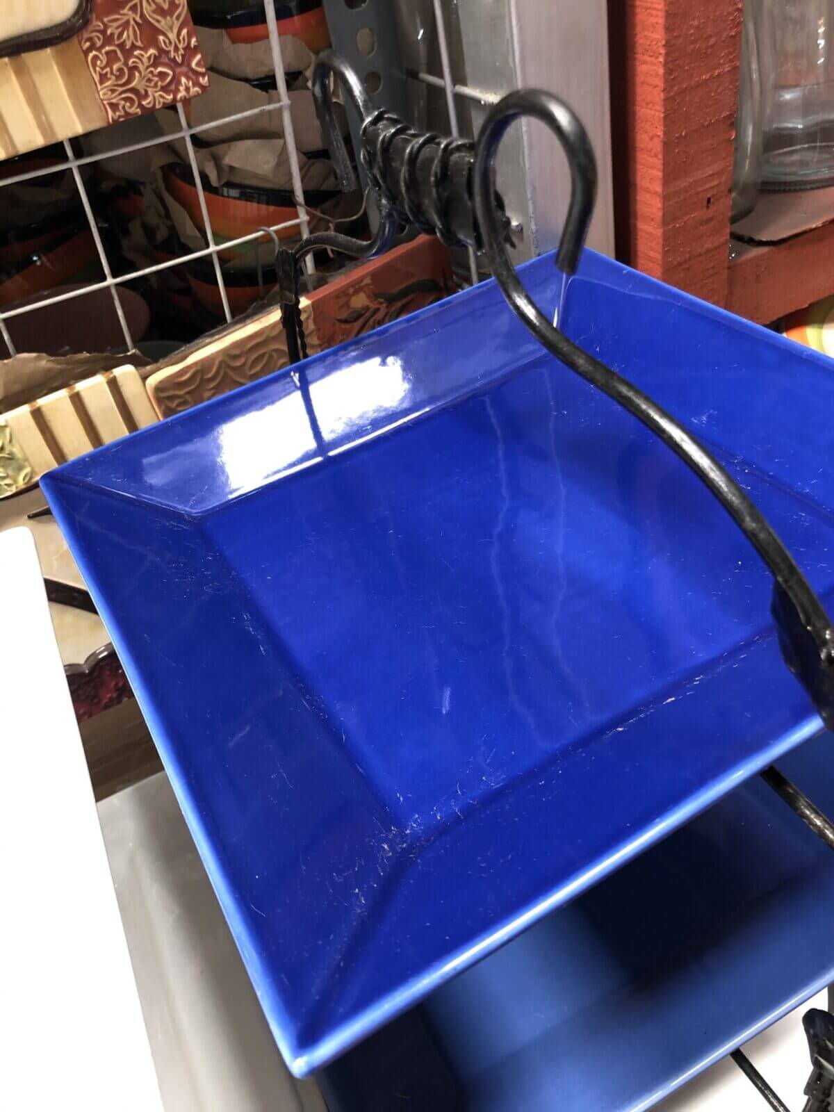 Ceramic Plates Square Plate – Blue ceramic