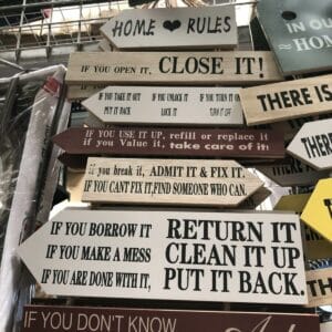 Home Decor Big Wood Layered Signage cottagecore