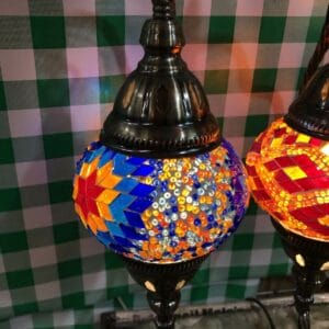 Lamps Blue Table Moroccan Lamp bedside lamps