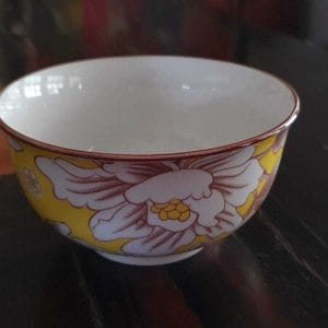 Bowl Set 5-inch bowls – Floral Yellow bowls