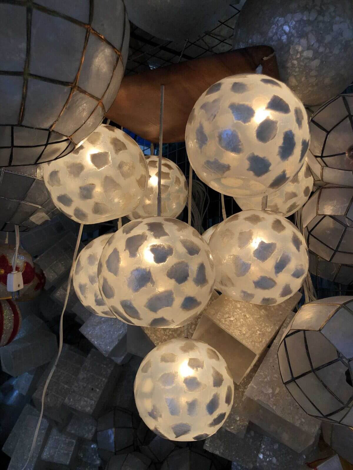Lamps 4 Round Hanging Lamps home decor