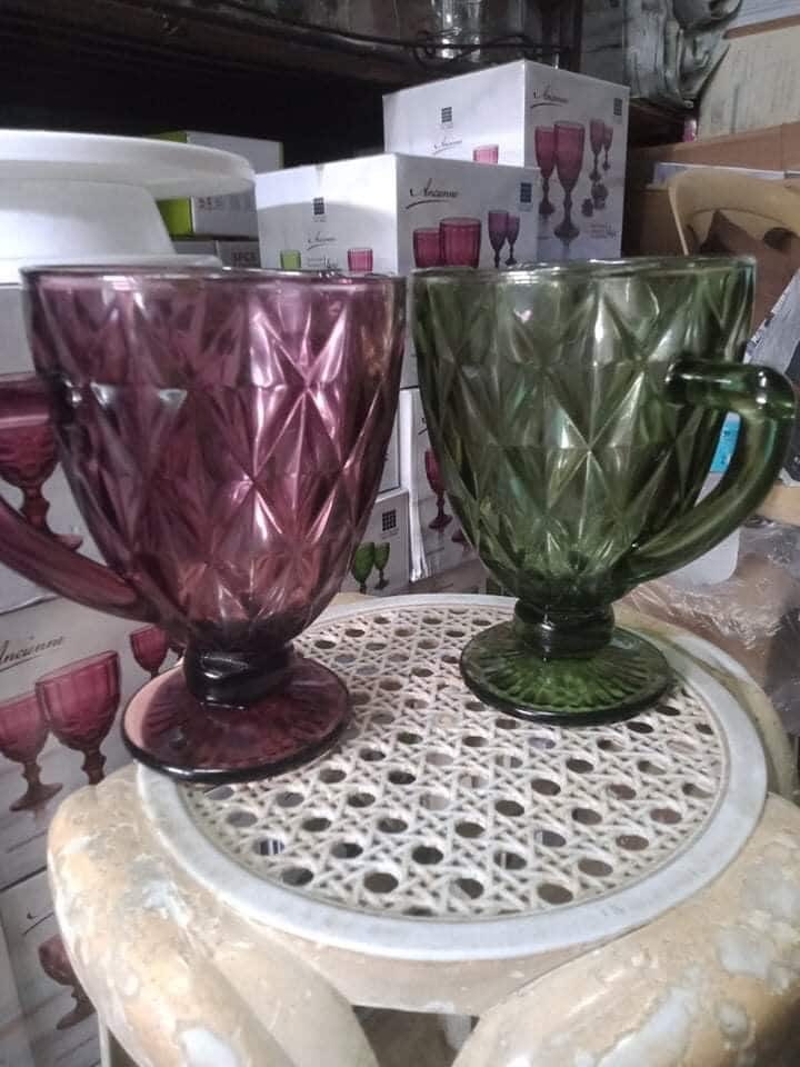 Glass Colored Drinking Glass dinnerware