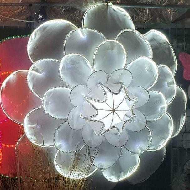 Lanterns White Flower Christmas Lantern All about Christmas