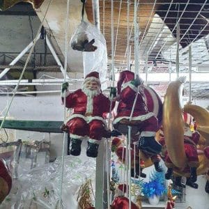 Christmas Decoration Hanging Santa Claus All about Christmas