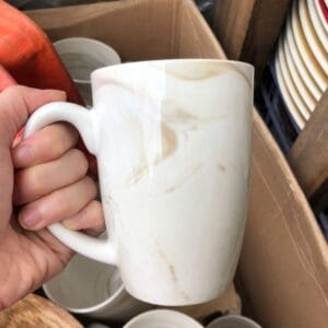 Marble Mugs - Brown