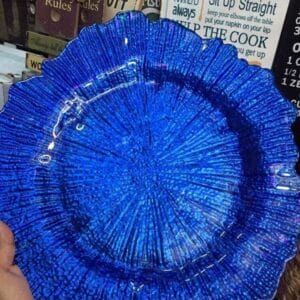 Decorative Charger Plates - 13" - Blue