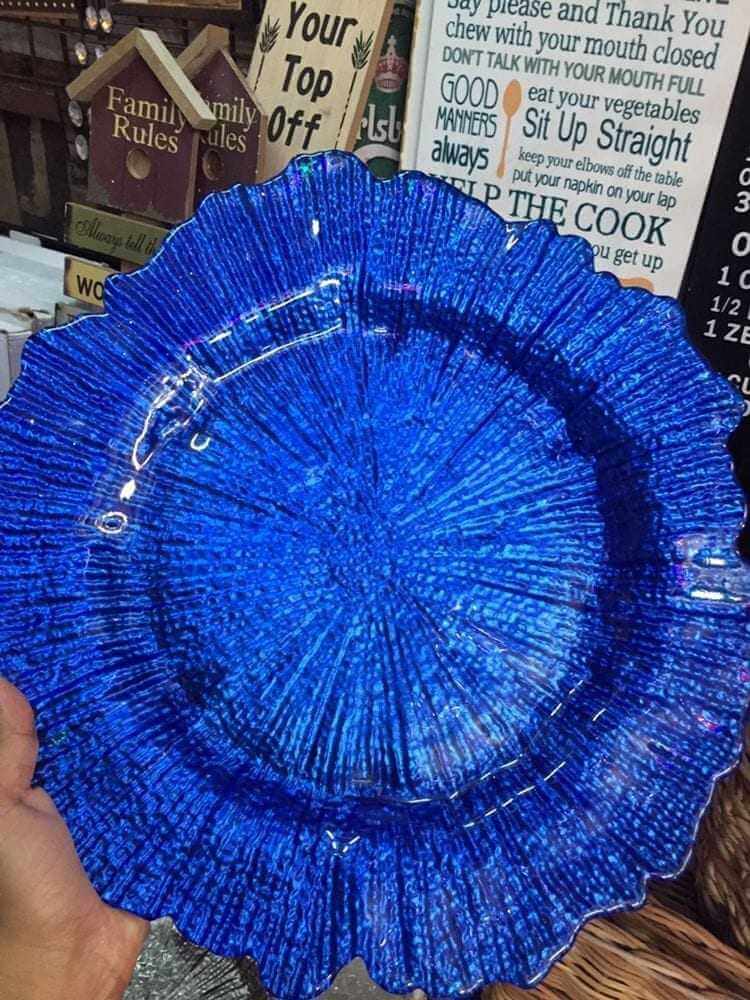 Plates Decorative Charger Plates – 13″ charger plate