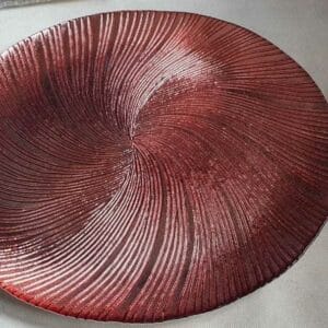 Red Charger Plate