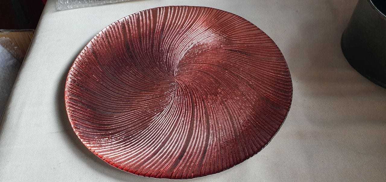 Plates Red Charger Plate charger plates
