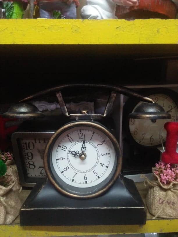 Clocks Vintage Telephone Clock clock
