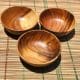 wooden medium bowl