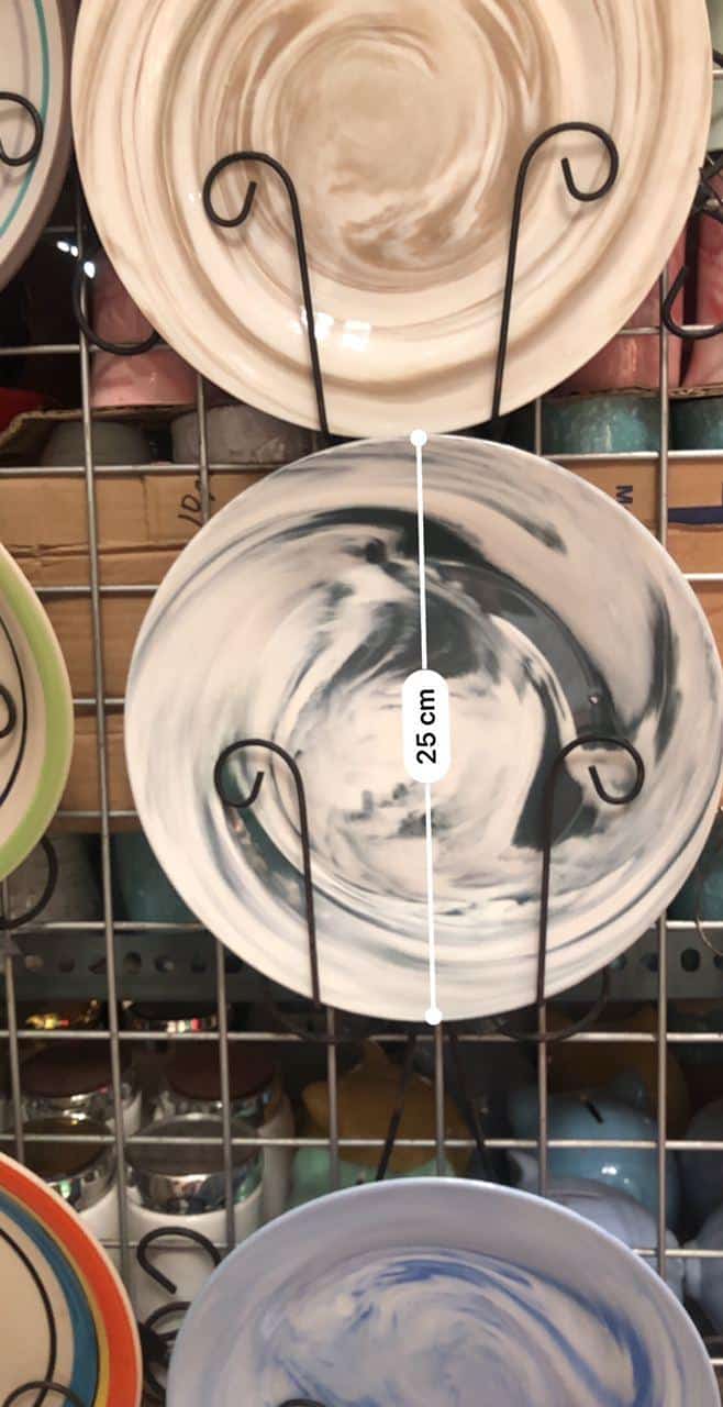Plates Marble-designed Round Plates dinnerware