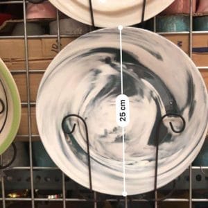 Plates Marble-designed Round Plates dinnerware
