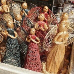 Figurines Abaca Angels abaca