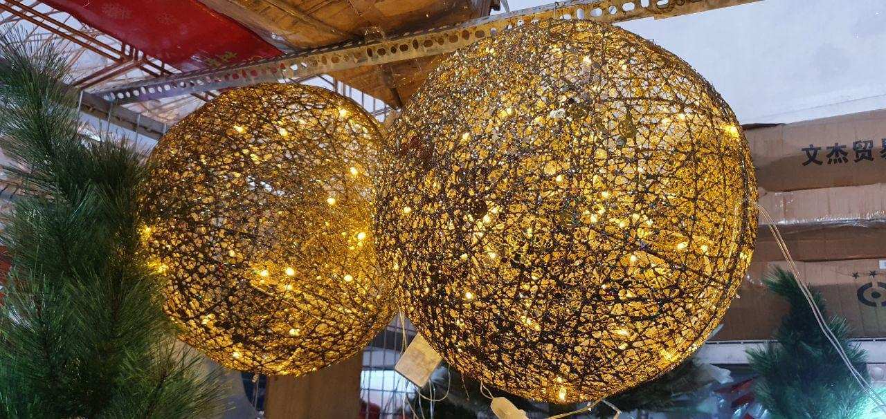 Home Ornaments 3 ft Christmas Light Ball hanging bulb light