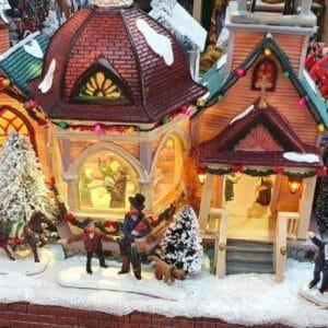 Mini Christmas Village ( 1.5 ft wide) Christmas Decoration All about Christmas Christmas Village