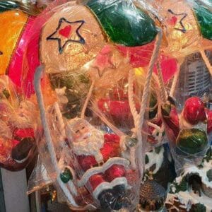 Christmas Decoration Hanging Santa Ornaments (Set of 6) All about Christmas