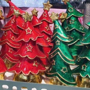 Set of 6 Trees Christmas Decoration Figurine (5 inches) Christmas Decoration All about Christmas Set of 6 Trees Christmas Decoration Figurine (5 inches)