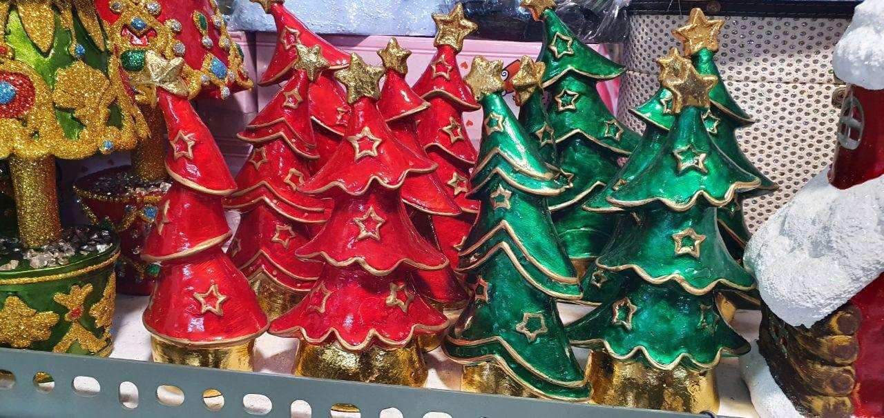 Christmas Decoration Set of 6 Trees Christmas Decoration Figurine (5 inches) All about Christmas