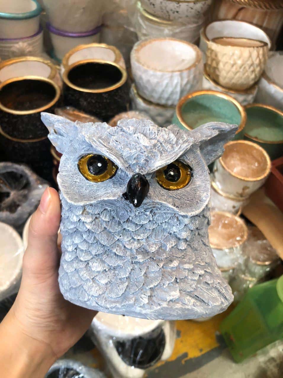 Pots Owl Pot flower pot