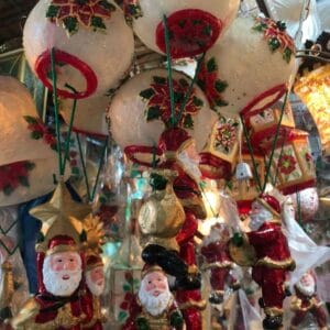 Christmas Decoration Hanging Snowball Santa (6pcs) All about Christmas