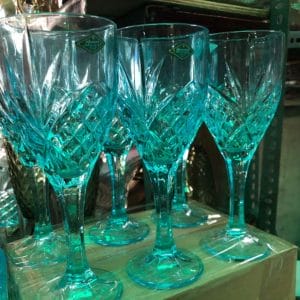 Glass Wine Goblets Glass (6 pieces) drinking glass