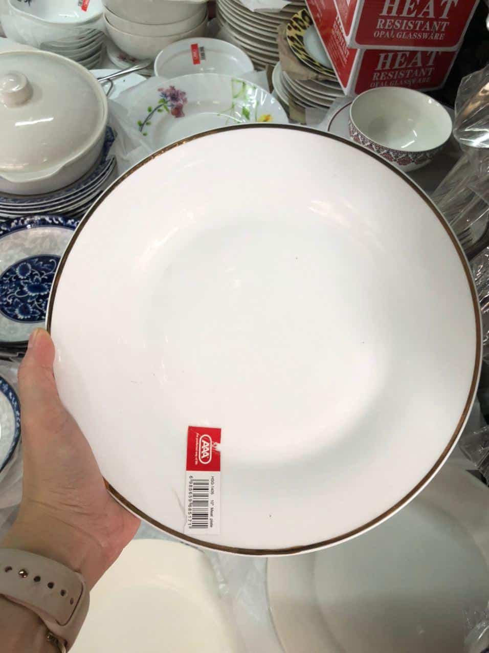 Dinnerware Fancy Round Plate ceramic plates