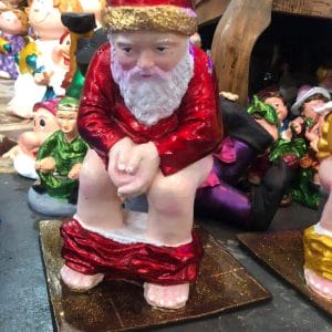 Christmas Decoration Popping Santa Figurines All about Christmas