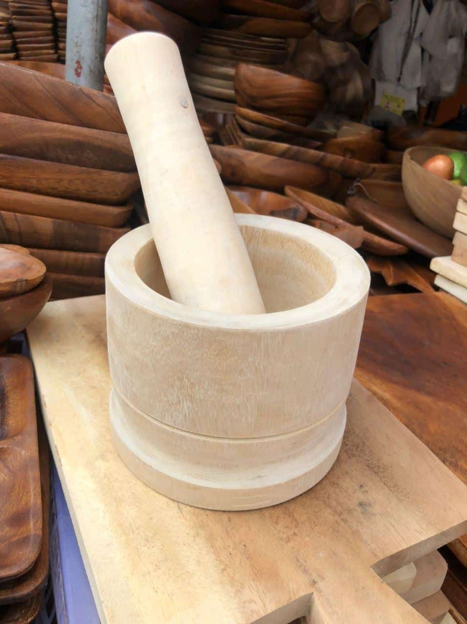 Others Wooden Mortar and Pestles buy local