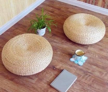 Rattan Ottoman