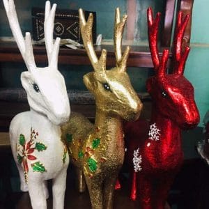 Christmas Decoration Paper Mache Reindeer All about Christmas