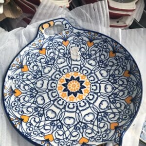 Bowl Set Ceramic Round Serving Bowl with Handle bowl with handle