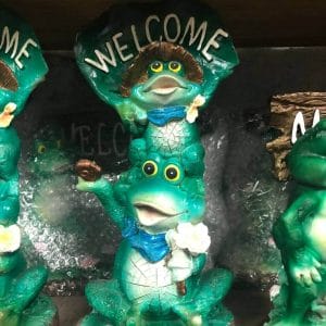 Frog figurines Figurines fiber resin Figurines Frog figurines fiber resin