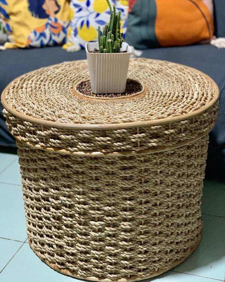 Furniture Rattan Center table with Storage inside buy local