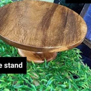 container Wooden Cake Stand acacia made