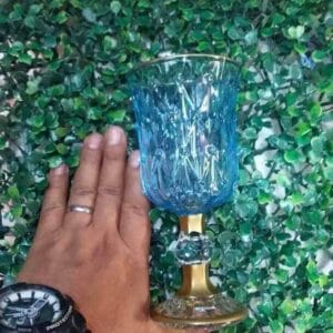 Gold lined goblet
