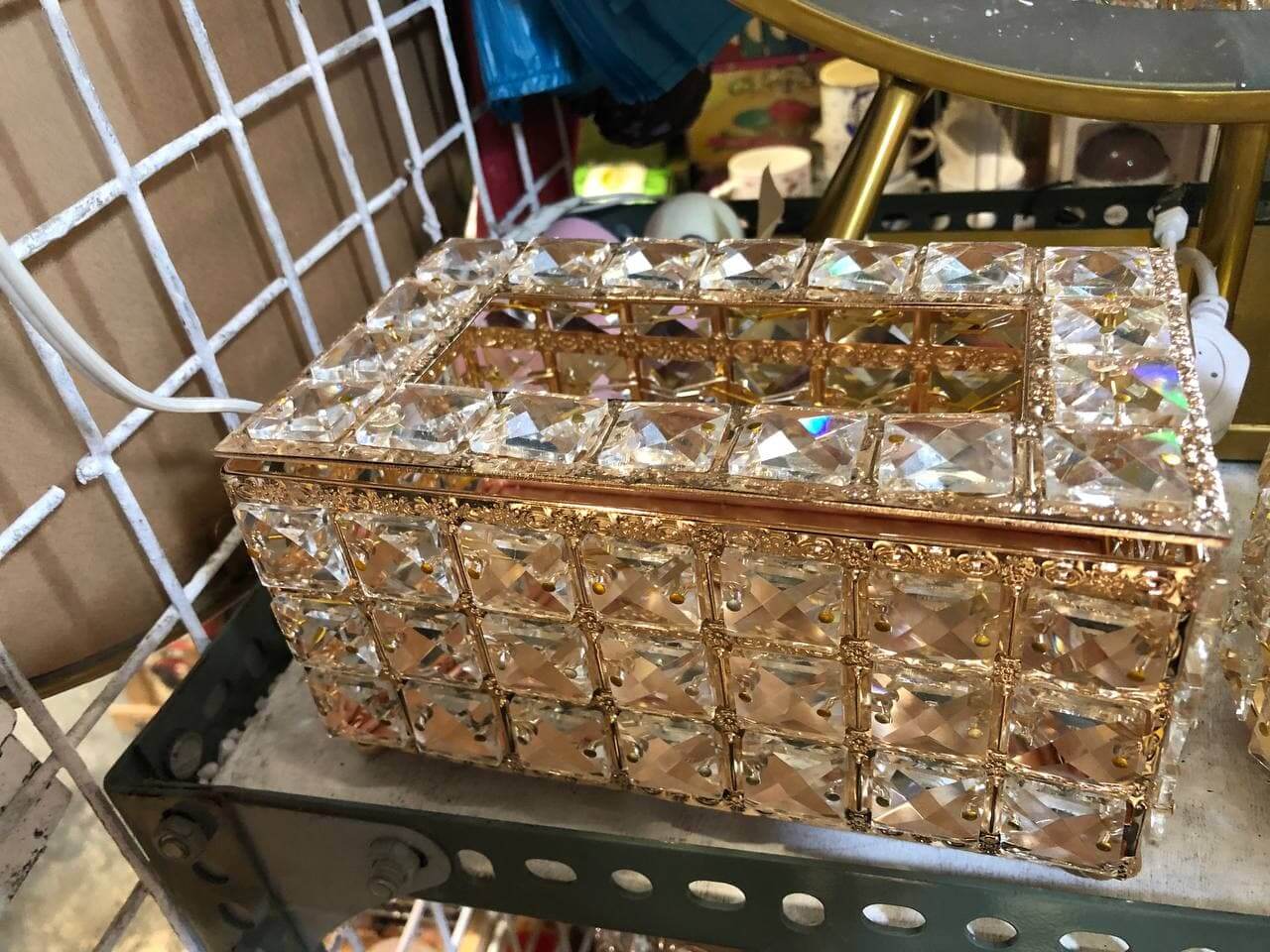 container Beaded Tissue Holder beaded tissue holder