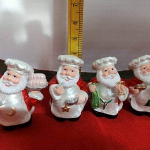 Christmas Decoration Mini Santa Chef Figurine christmas decor
