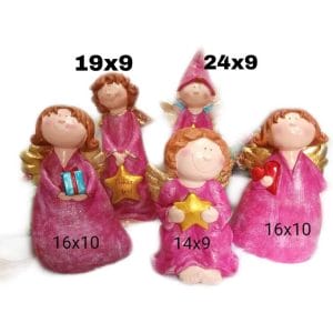 Christmas Decoration Angel Collection set of 5 angel figurines