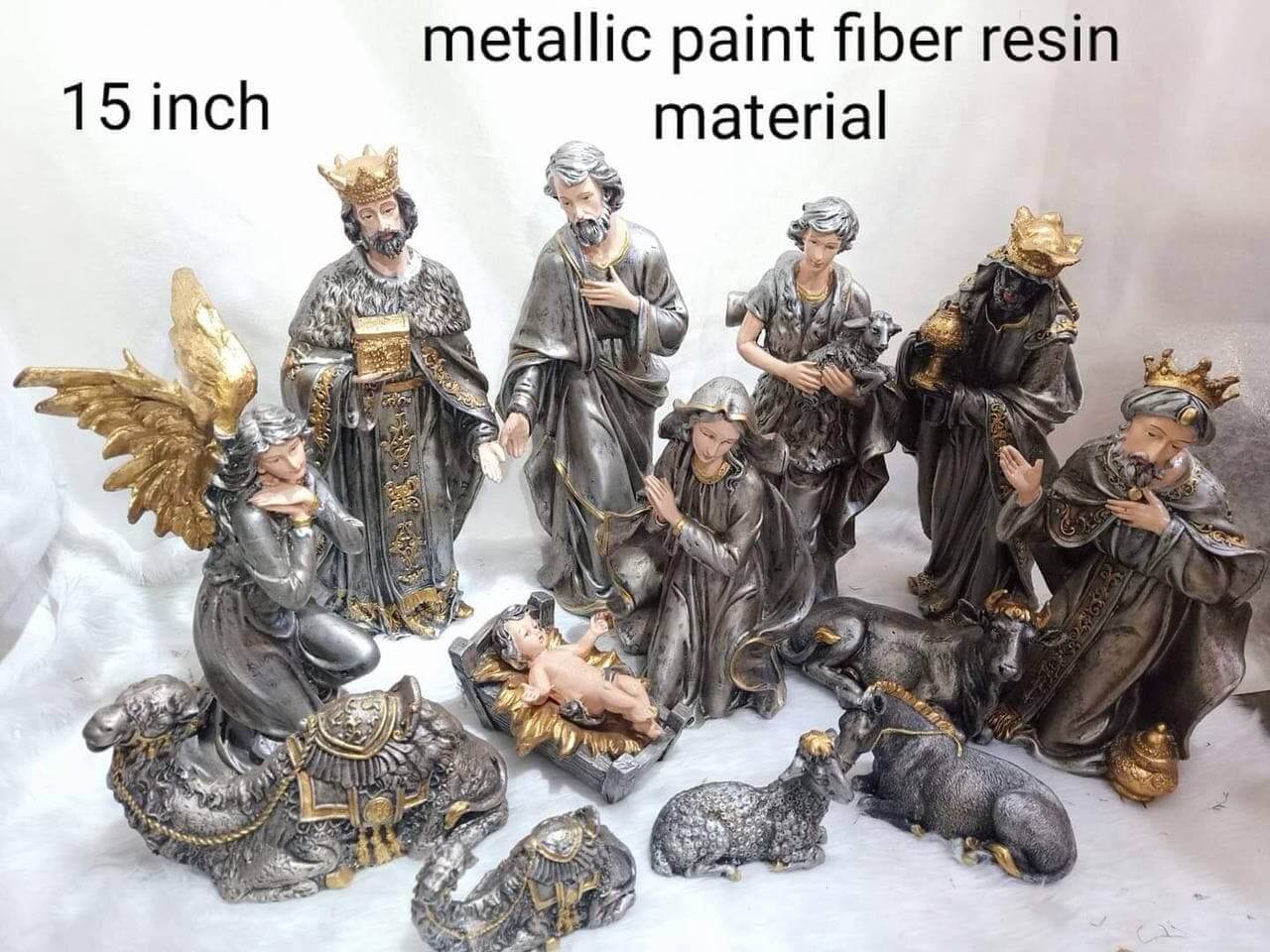 belen set 15 in - mettalic