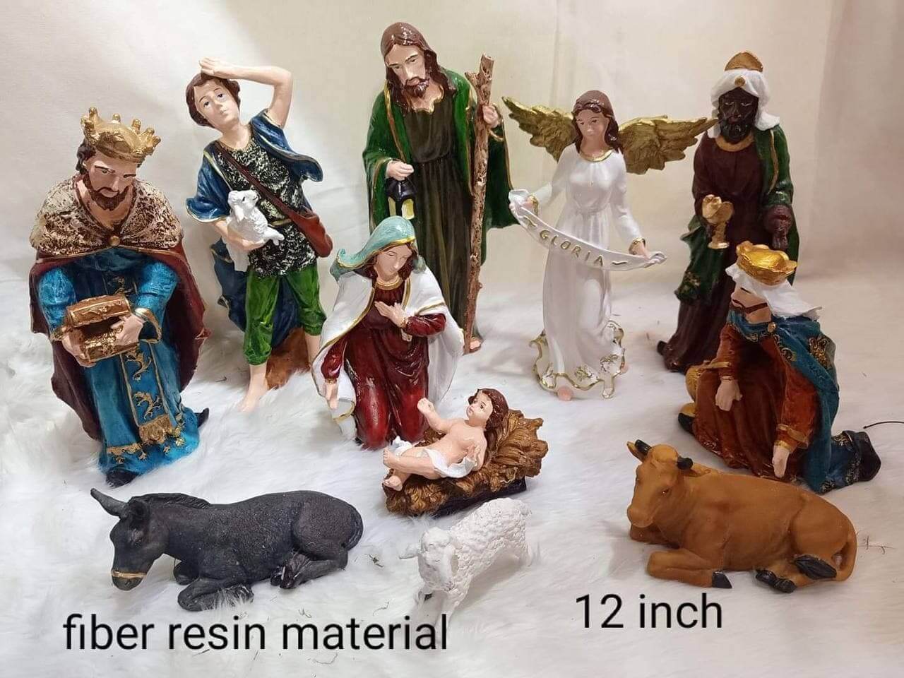nativity set - 12 in