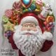 Santa wreath